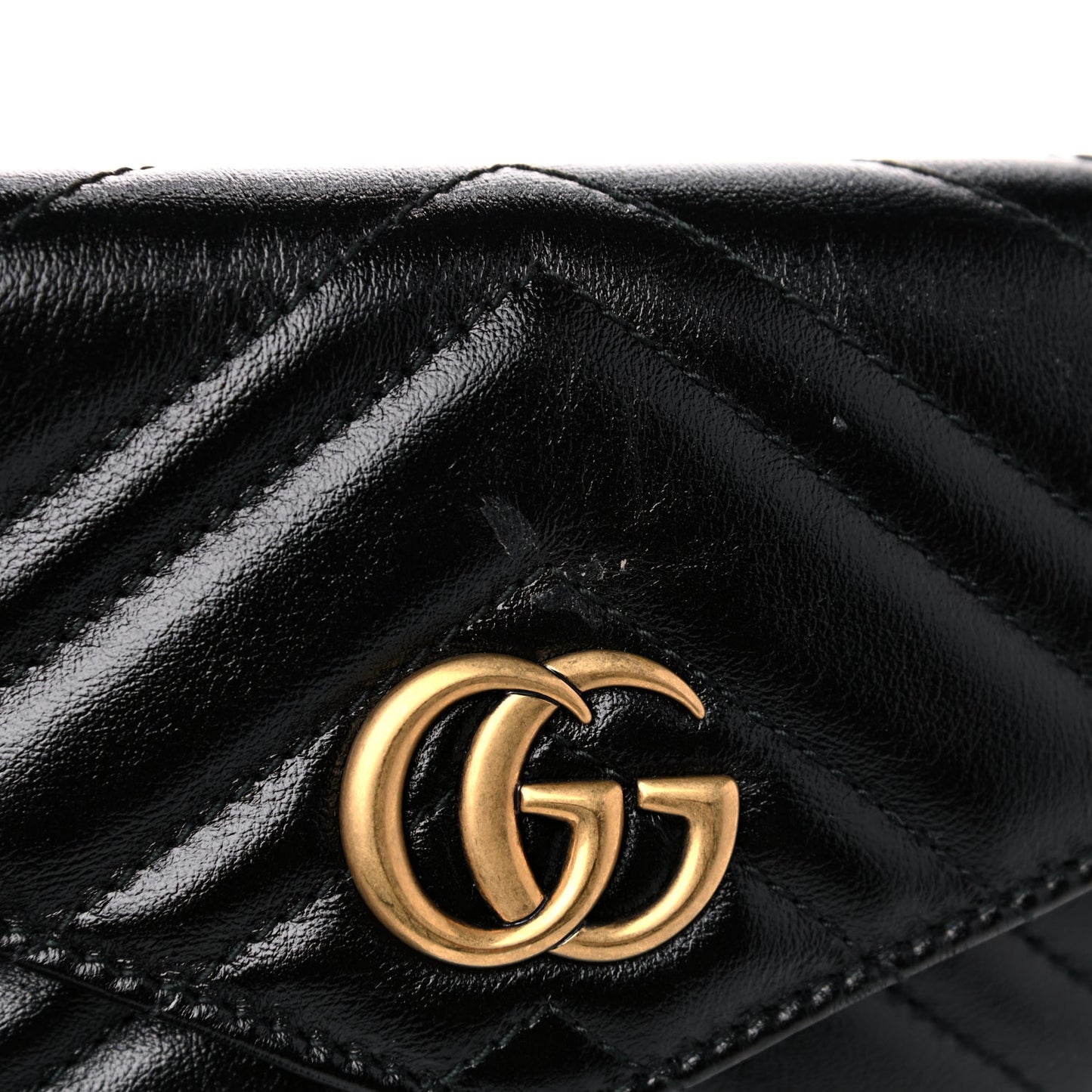 Calfskin Matelasse GG Marmont 2.0 Multi Belt Bag 95 38 Black