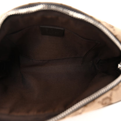 Gucci Monogram Dollar Calfskin Belt Bag Beige Ebony Testa di Moro Marrone Scuro 5 of 11