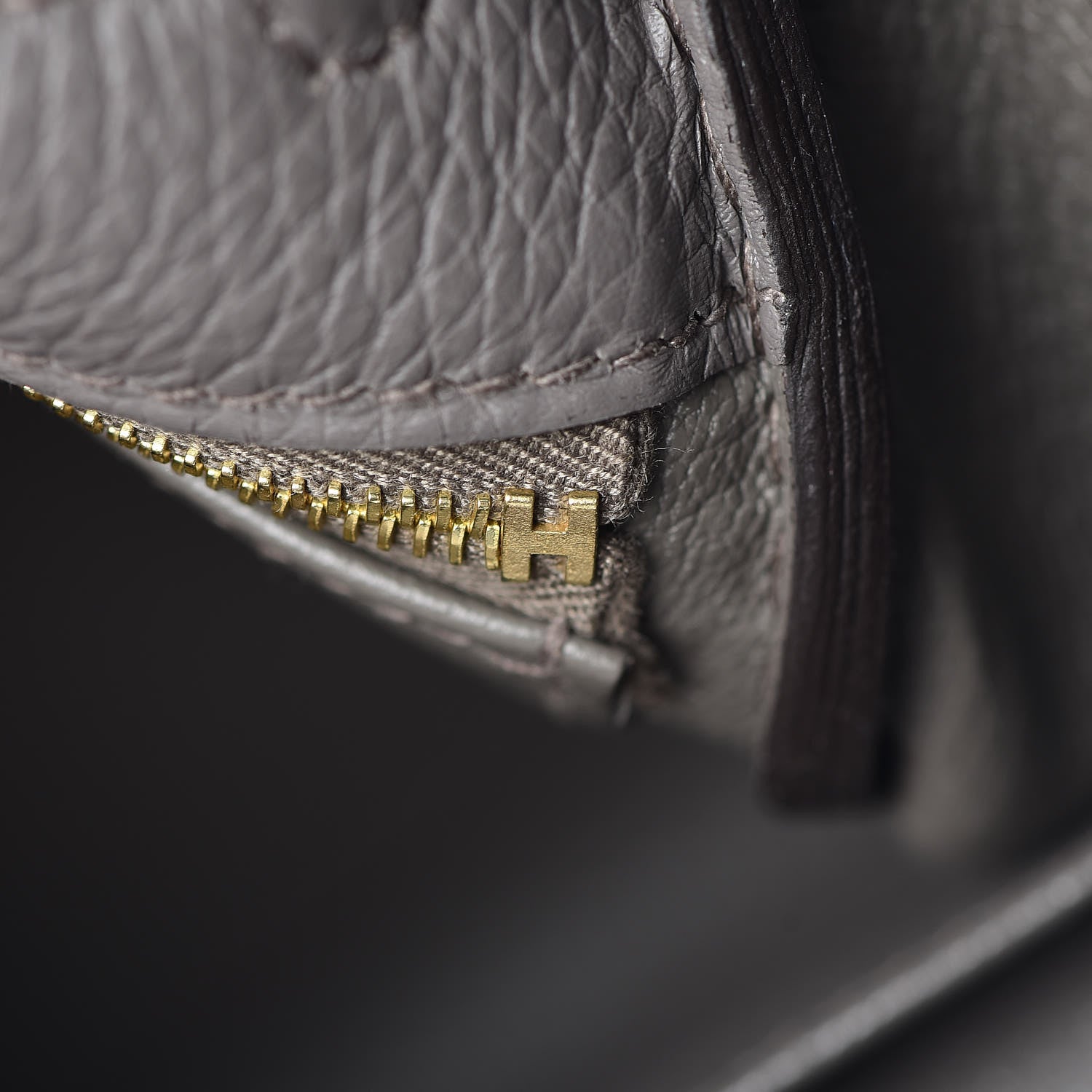 Hermes Togo Kelly Retourne 28 Etain 26 of 38