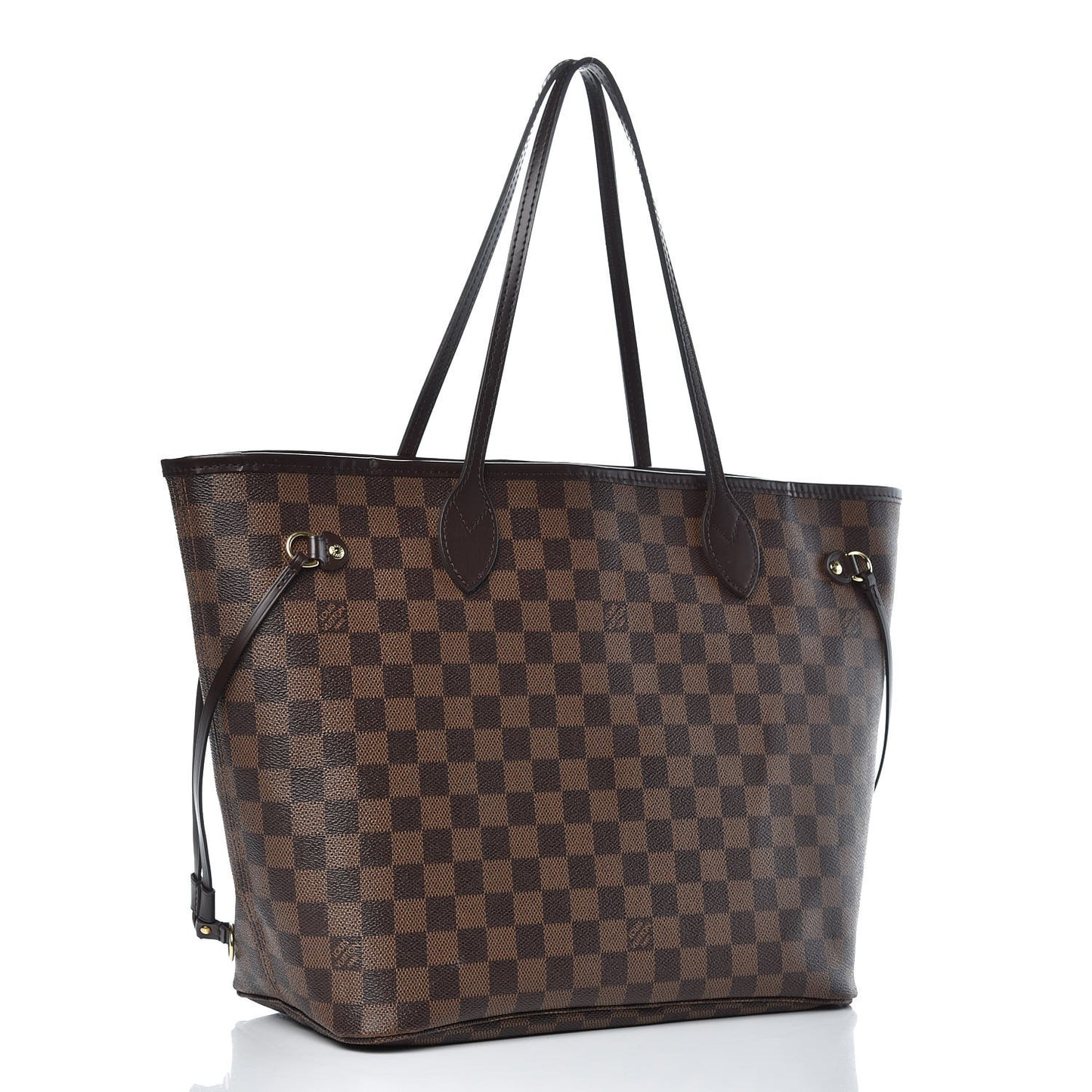 Damier Ebene Neo Neverfull MM Rose Ballerine