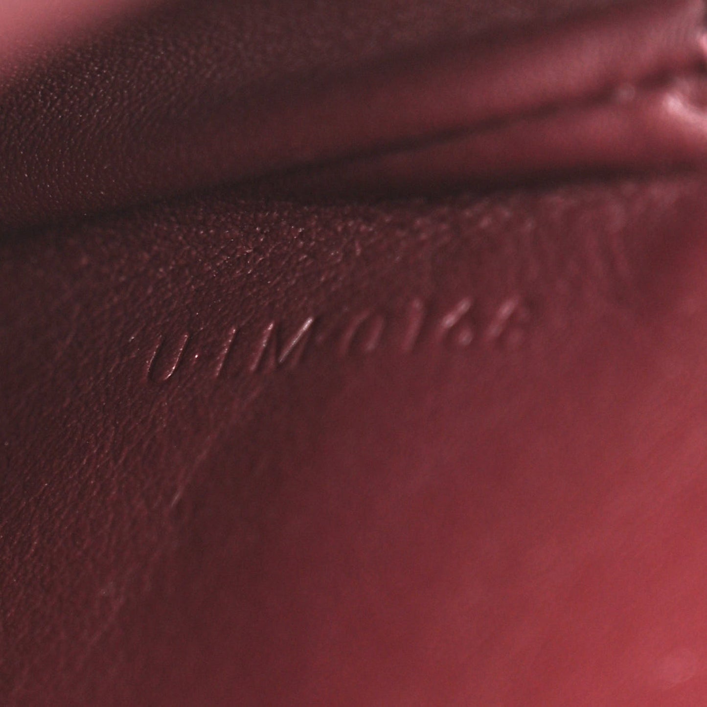 Plastic Bag with Cloudy Lambskin Solo Zip Pouch Clutch Pink