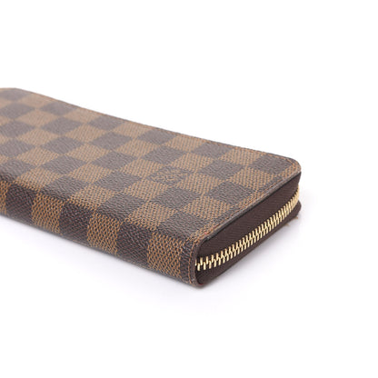 Louis Vuitton Damier Ebene Clemence Wallet Cherry 8 of 9