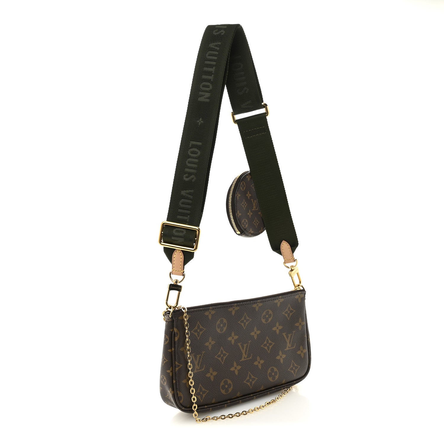 Louis Vuitton Monogram Multi Pochette Accessories Kaki 3 of 13