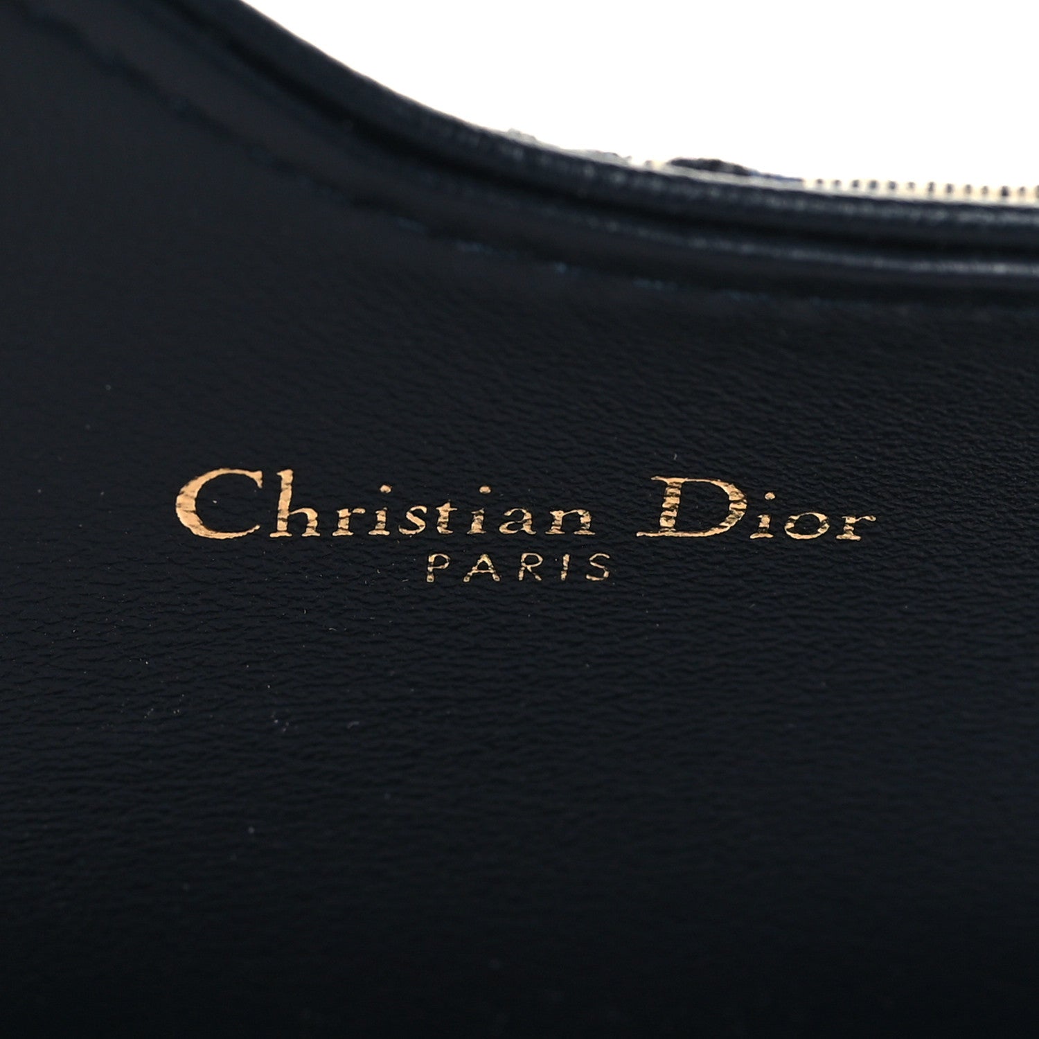 Christian Dior Oblique Saddle Card Holder Blue 5 of 6