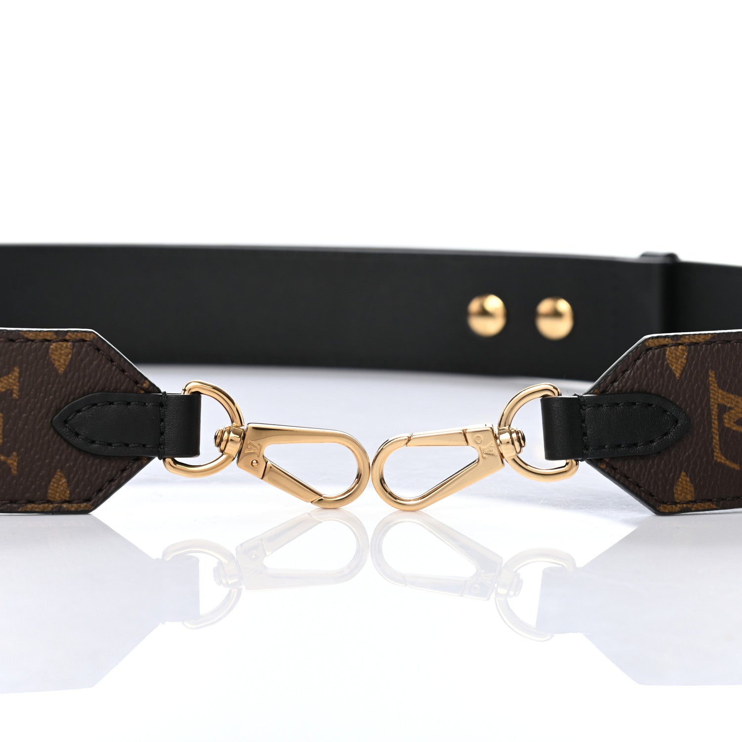 Louis Vuitton Monogram Adjustable Bandouliere Shoulder Strap Black 4 of 6