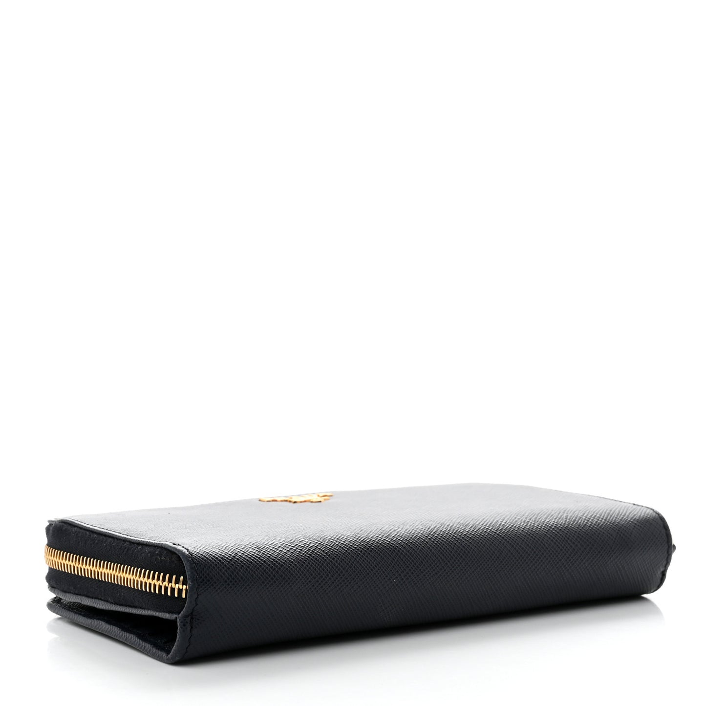 Saffiano Metal Zip Around Wallet Baltico