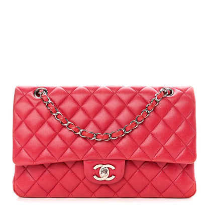 Chanel Lambskin Quilted Medium Double Flap Red 1 of 19