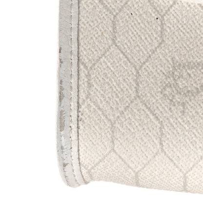 Christian Dior Monogram Chain Flap White 10 of 18