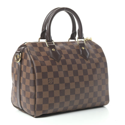 Louis Vuitton Damier Ebene Speedy Bandouliere 25 3 of 10