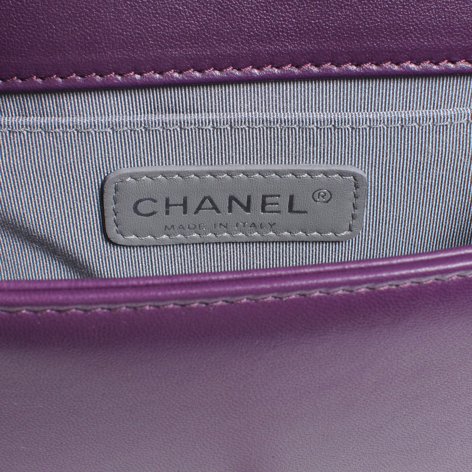 Chanel Velvet Quilted Small Boy Flap Purple 5 of 8