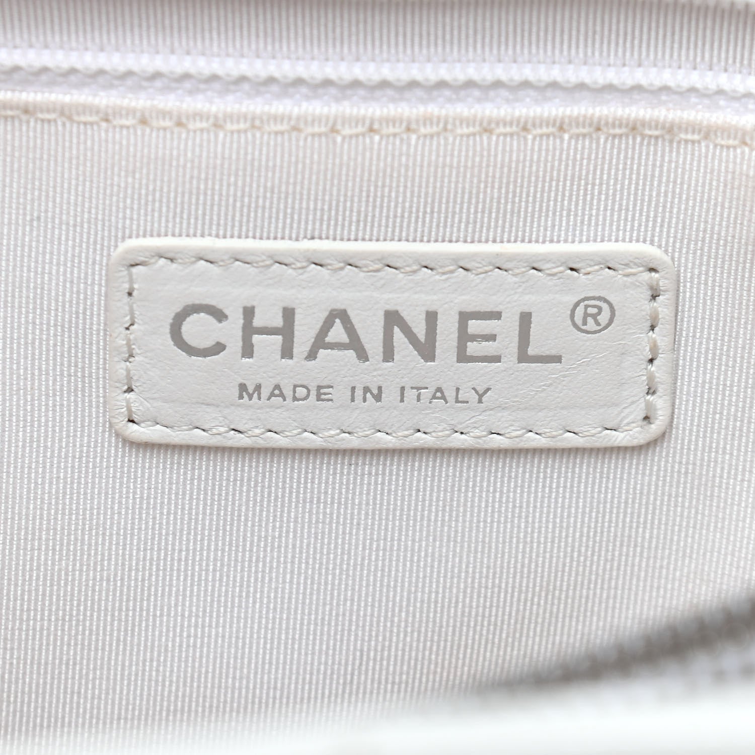 Chanel Caviar Quilted Grand Shopping Tote GST White 12 of 14