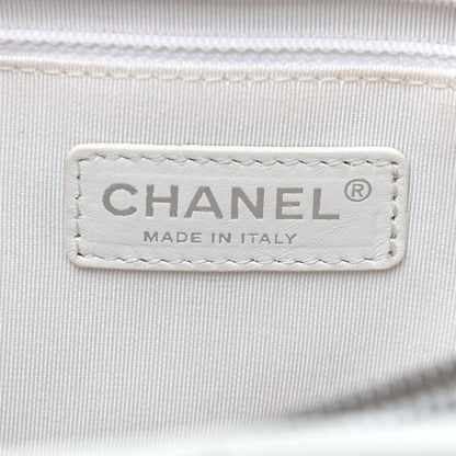 Chanel Caviar Quilted Grand Shopping Tote GST White 12 of 14