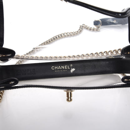 Chanel Vinyl Naked Boy Flap Black 6 of 8