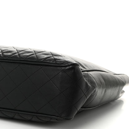 Chanel Lambskin Shopping Tote Black 11 of 12
