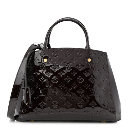 Louis Vuitton Vernis Montaigne MM Amarante 1 of 11