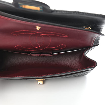 Chanel Aged Calfskin Quilted 2.55 Reissue 225 Flap Black 4 of 8
