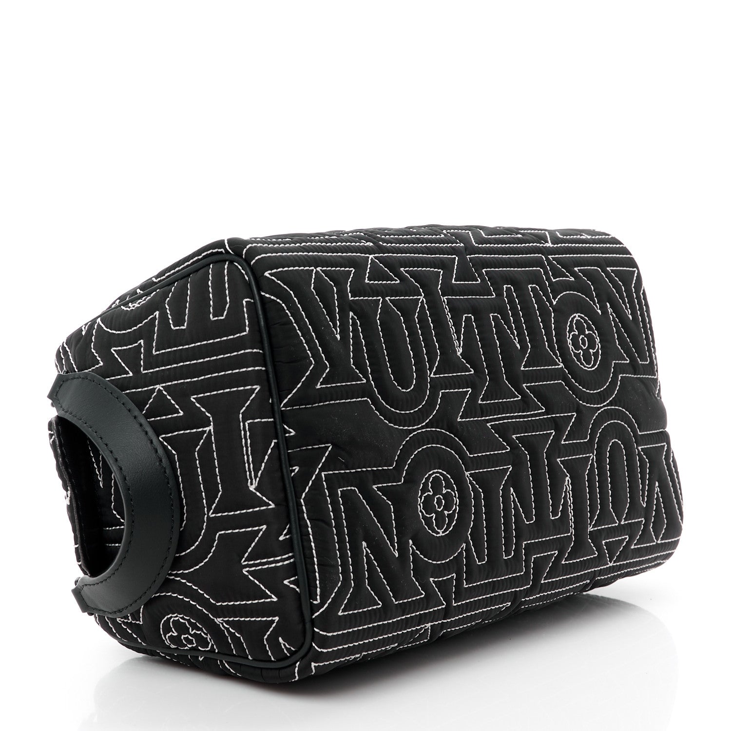 Louis Vuitton Nylon Dopp Kit Snow Pouch Black 3 of 12
