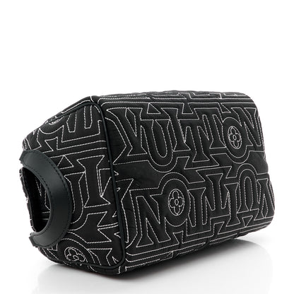 Louis Vuitton Nylon Dopp Kit Snow Pouch Black 3 of 12