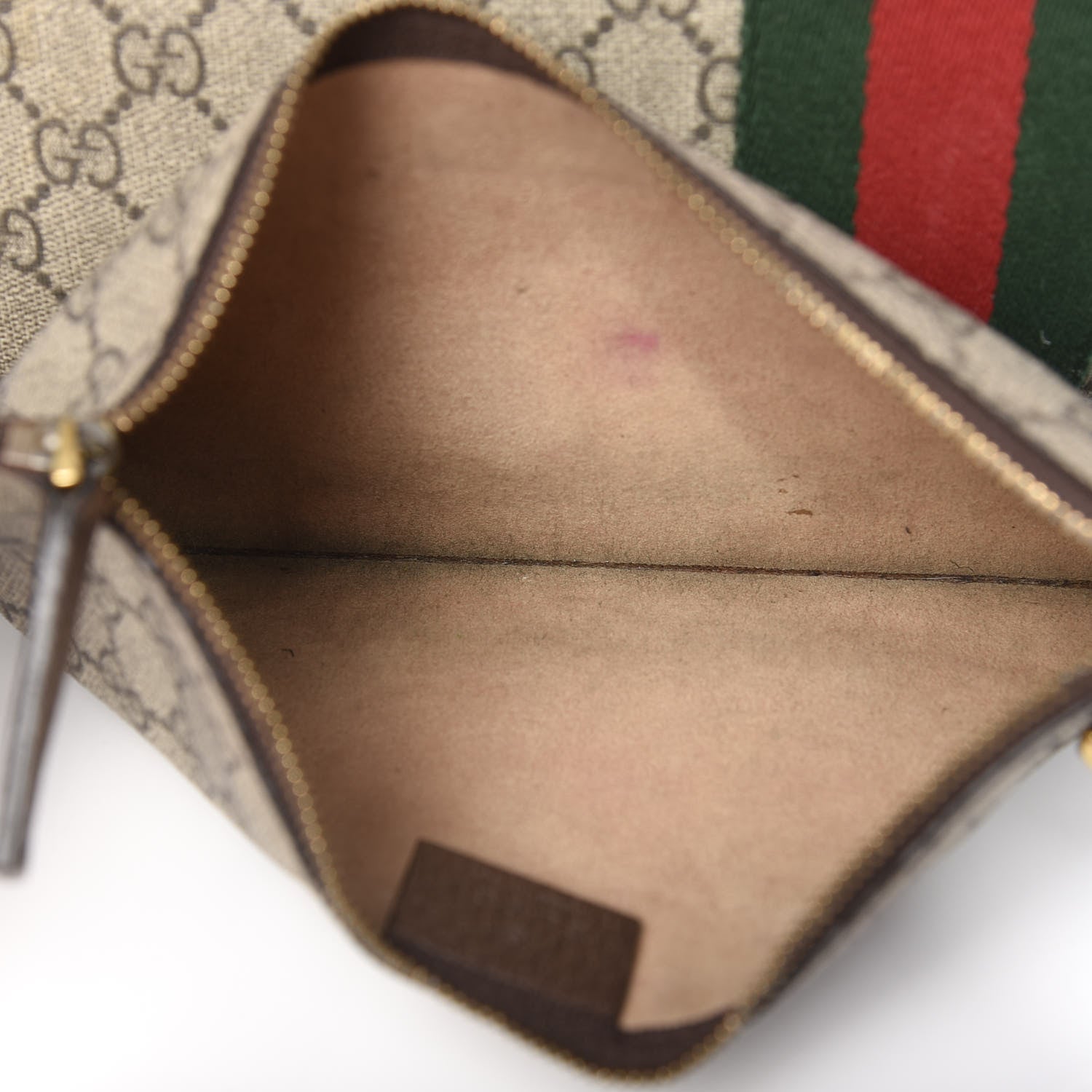 Gucci GG Supreme Monogram Web Large Ophidia Tote Brown 9 of 20