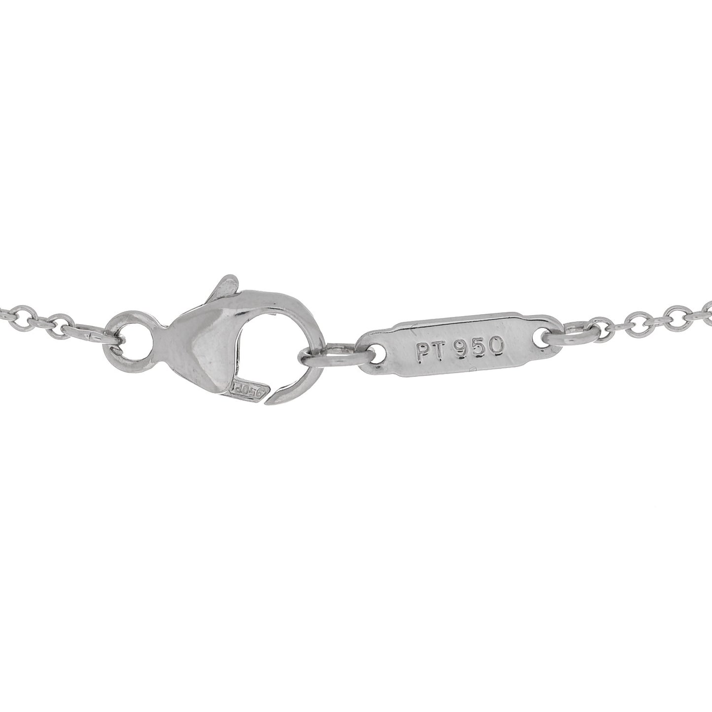 Platinum Diamond Jazz Graduated Drop Pendant Necklace