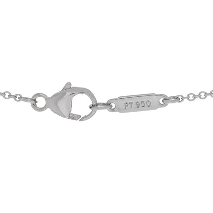 Tiffany Platinum Diamond Jazz Graduated Drop Pendant Necklace 4 of 4