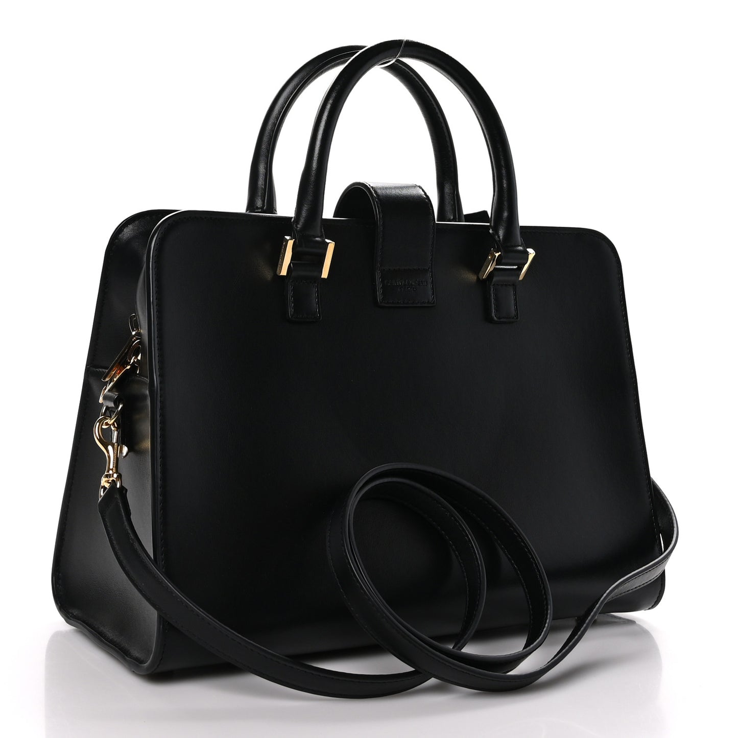 Calfskin Monogram Baby Cabas Black