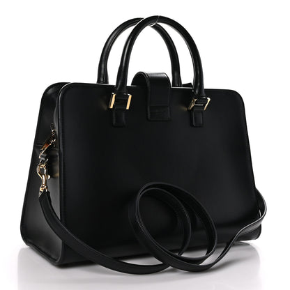 Saint Laurent Calfskin Monogram Baby Cabas Black 3 of 8