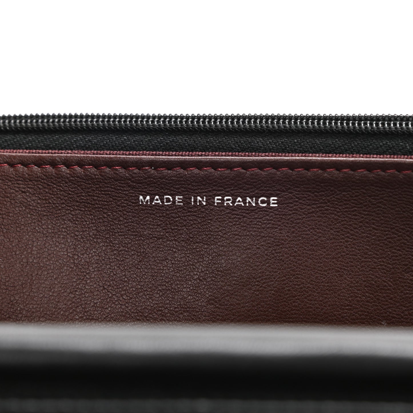 Lambskin Quilted Wallet On Chain WOC Black