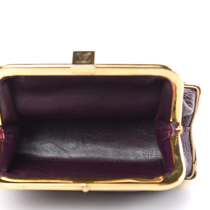 Louis Vuitton Suhali Porte-Monnaie Coin Purse Prune 5 of 9