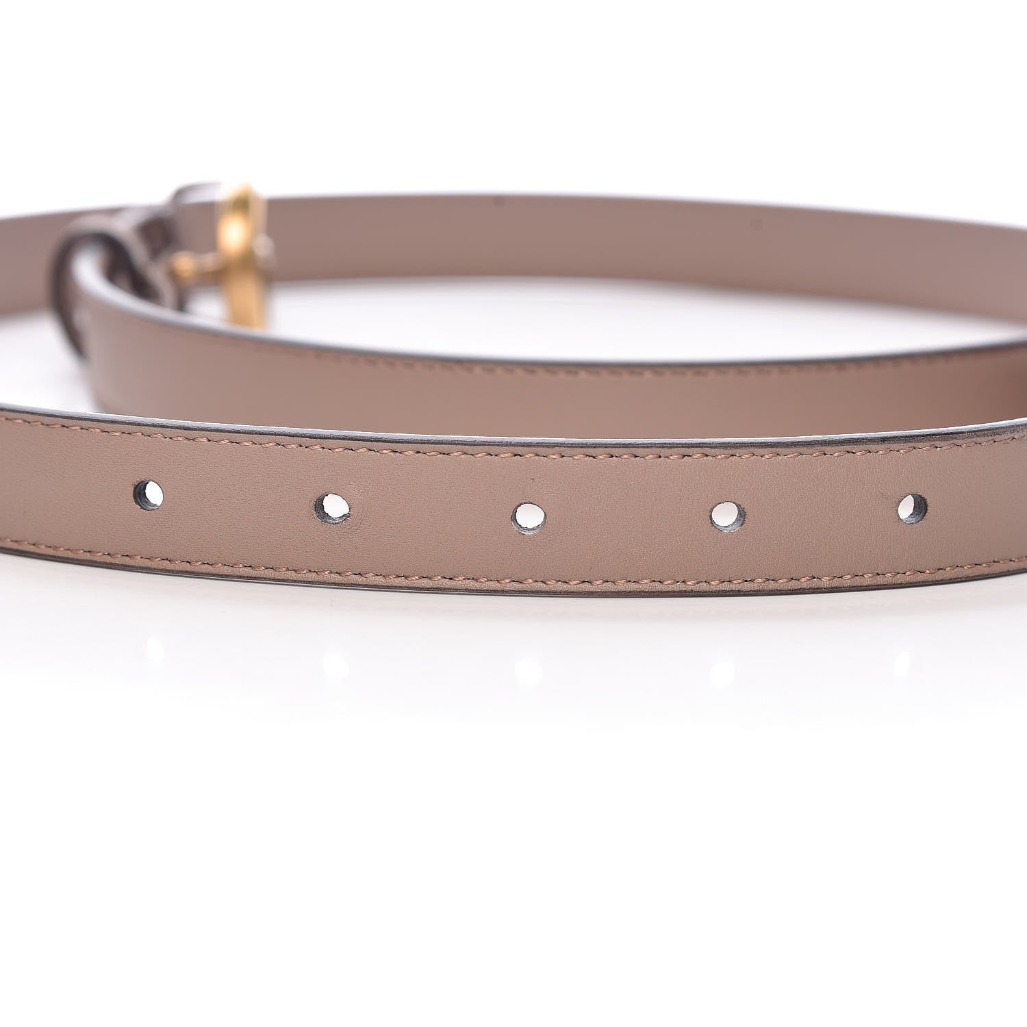 Gucci Calfskin Double G 20mm Belt 95 38 Porcelain Rose 6 of 6