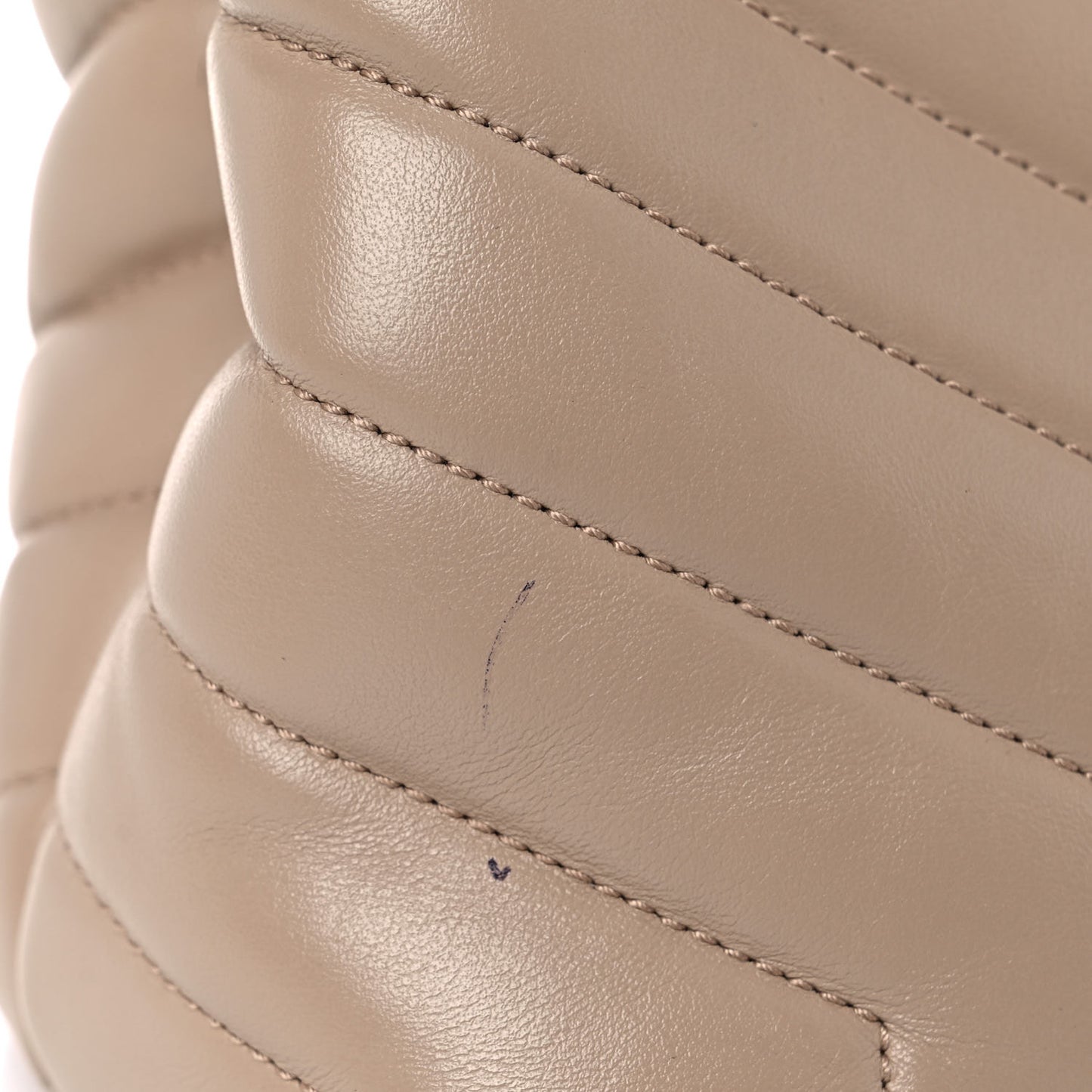 Calfskin Y Quilted Monogram Medium Loulou Chain Satchel Dark Beige