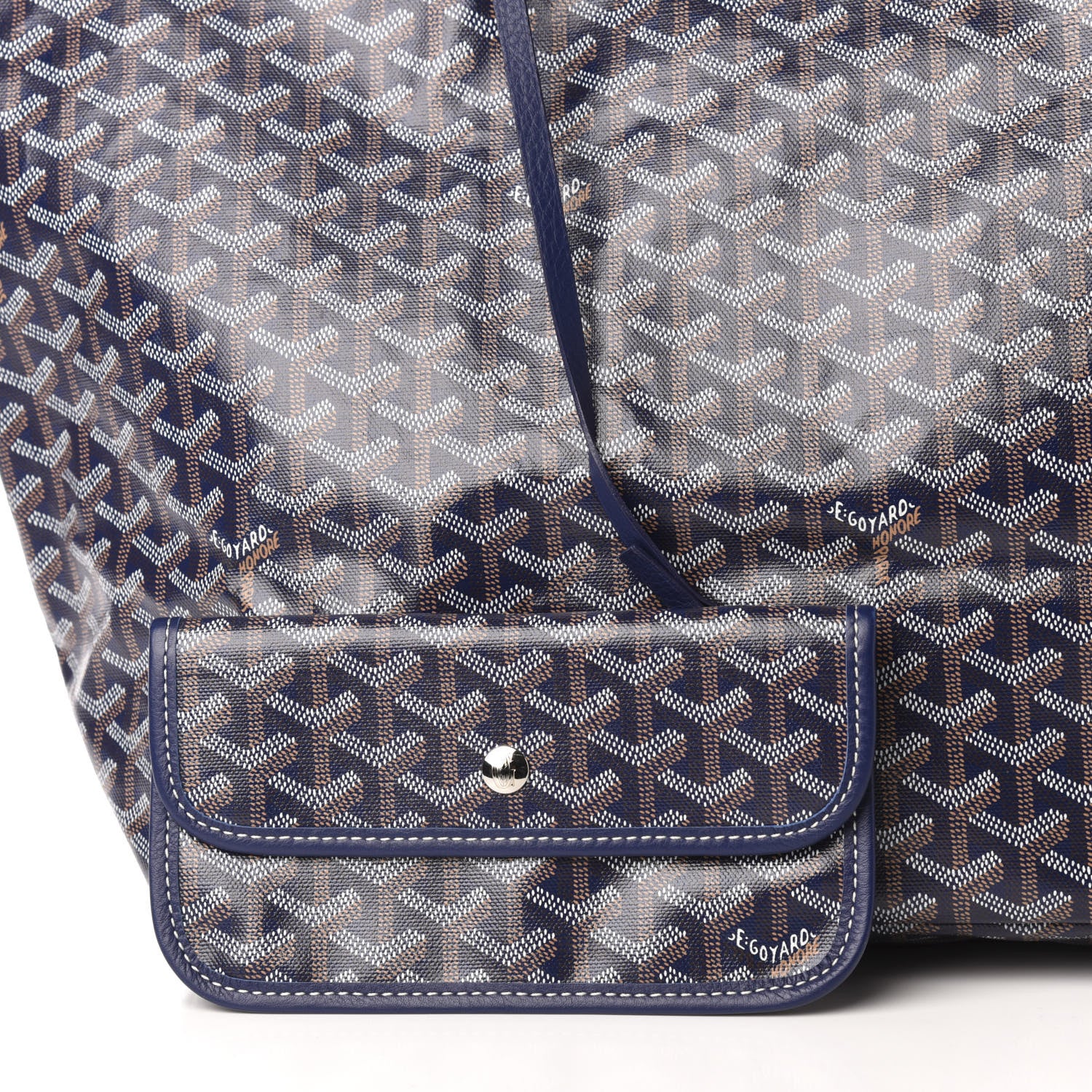 Goyard Goyardine Saint Louis GM Navy 9 of 11