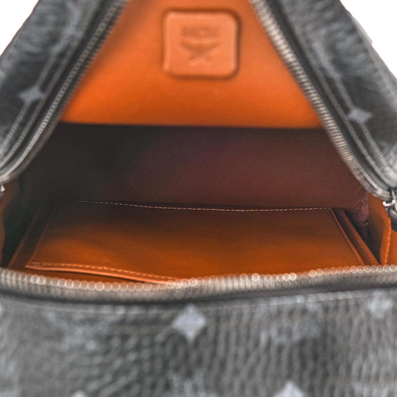 MCM Visetos Small Stark Backpack Black 7 of 10