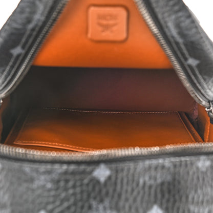 MCM Visetos Small Stark Backpack Black 7 of 10