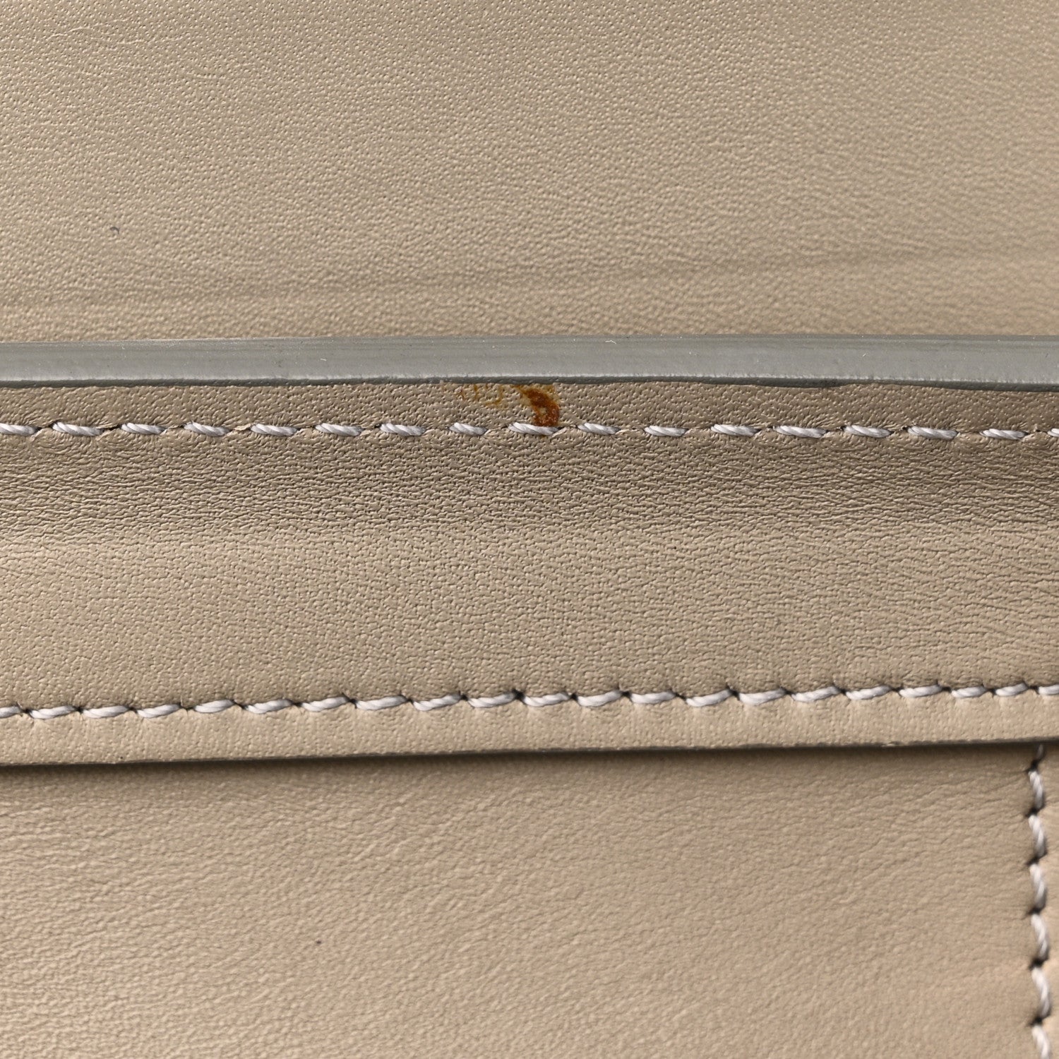 Celine Smooth Calfskin Interstice Micro Luggage Quartz 10 of 10