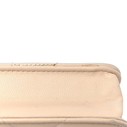 Chanel Lambskin Quilted Chanel 19 Wallet On Chain WOC Beige 12 of 12
