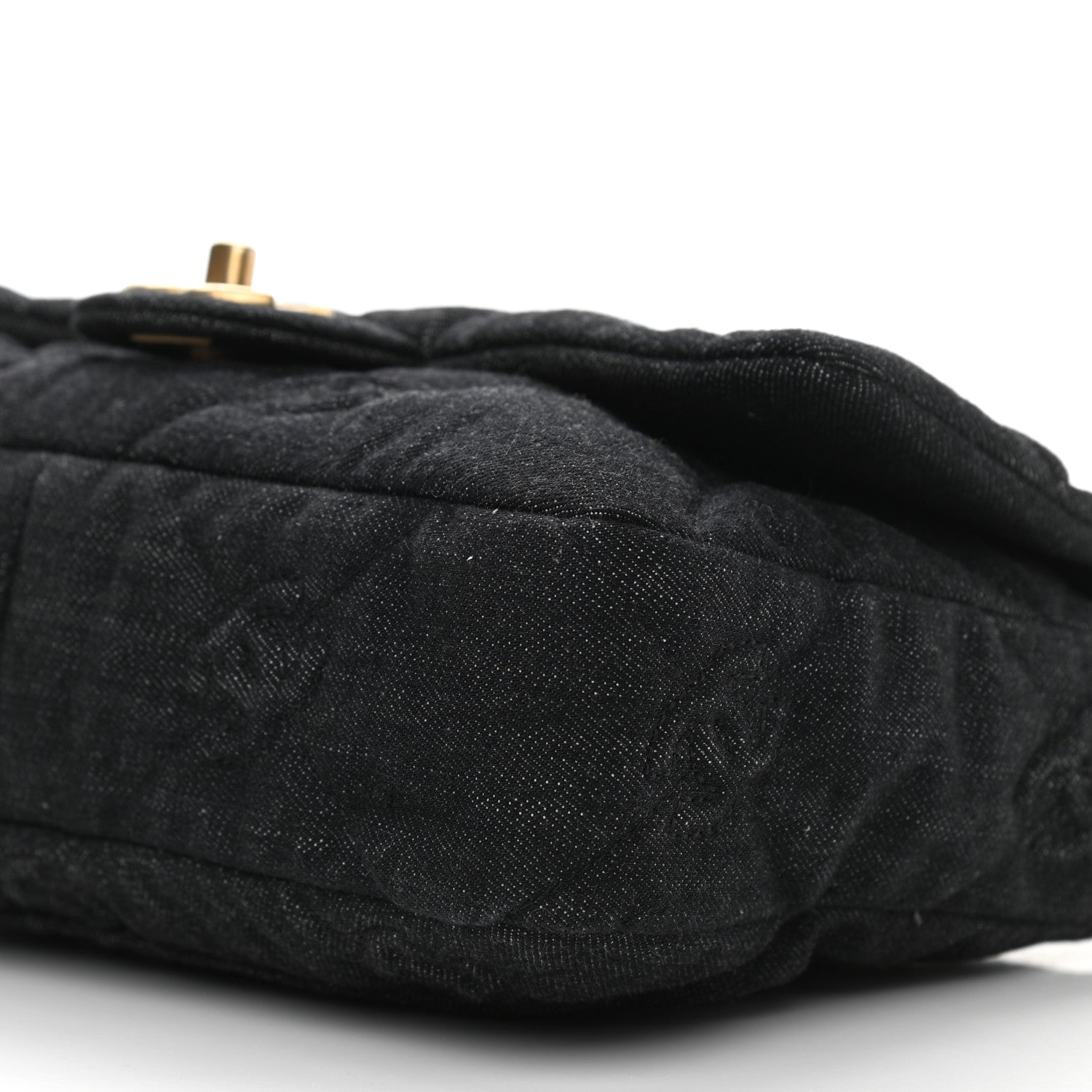 Chanel Denim Quilted Medium Funky Town Flap Black 10 of 10