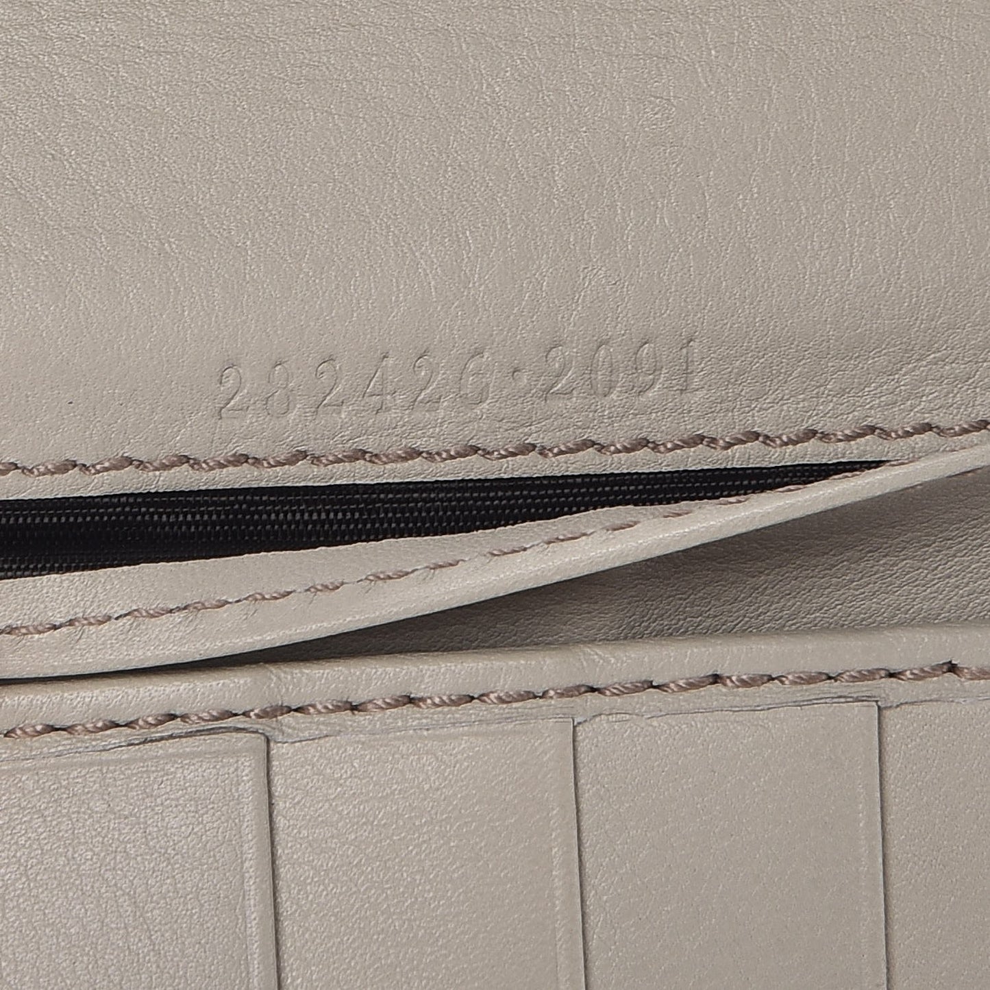 Monogram Margaux Calfskin Sukey Continental Organizer Wallet Beige Ebony Mystic White