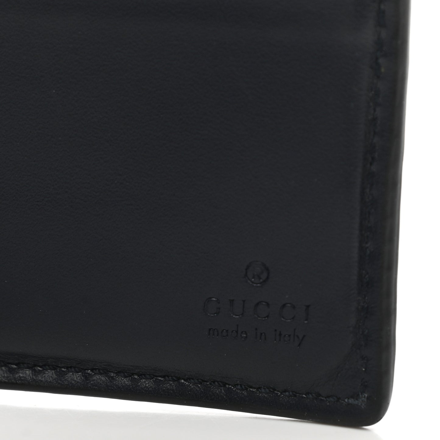 Guccissima Bi-Fold Wallet Black