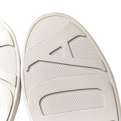 Prada Nappa Logo Embossed Womens Low Top Sneakers 39.5 Opale 10 of 12