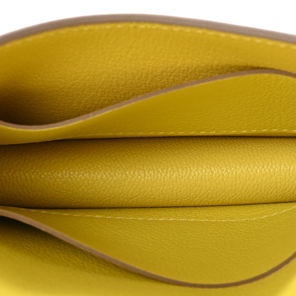 Hermes Evercolor Constance Slim Wallet Lime 6 of 8