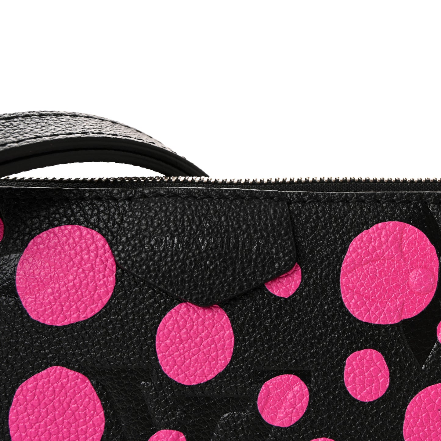 LV X YK Empreinte Multi Pochette Accessories Large Pochette Black Fuchsia