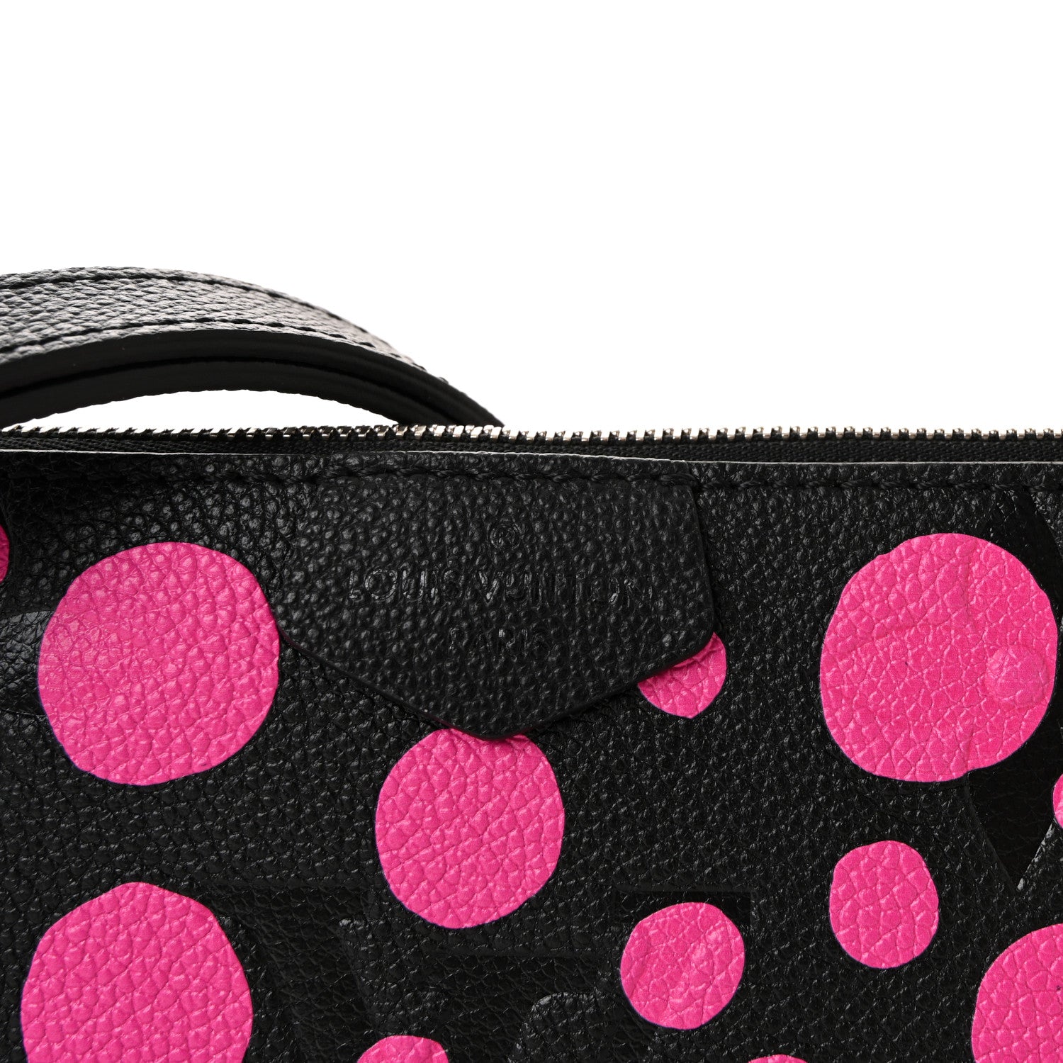 Louis Vuitton LV X YK Empreinte Multi Pochette Accessories Large Pochette Black Fuchsia 7 of 9