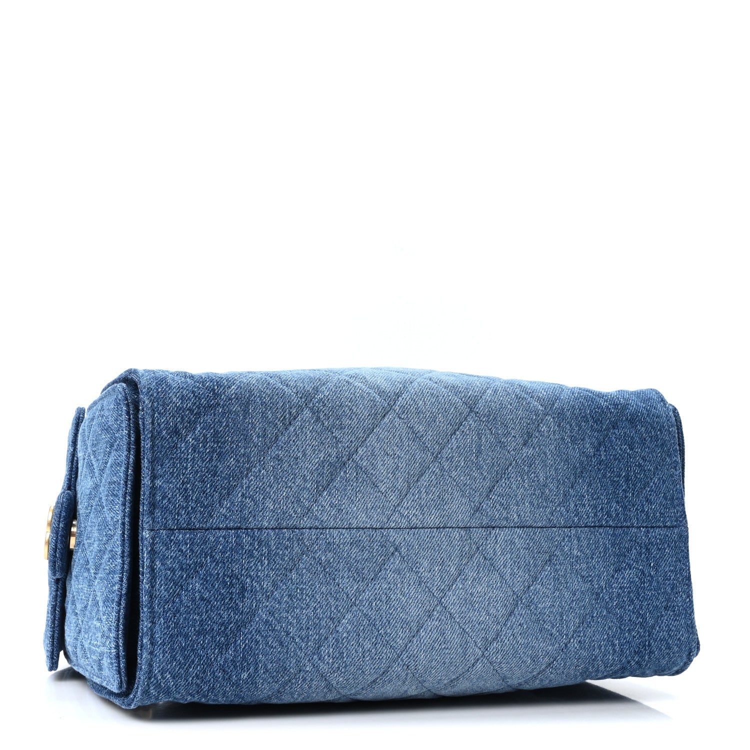 Chanel Washed Denim Quilted Small Chanel 25 Handbag Blue 4 of 11
