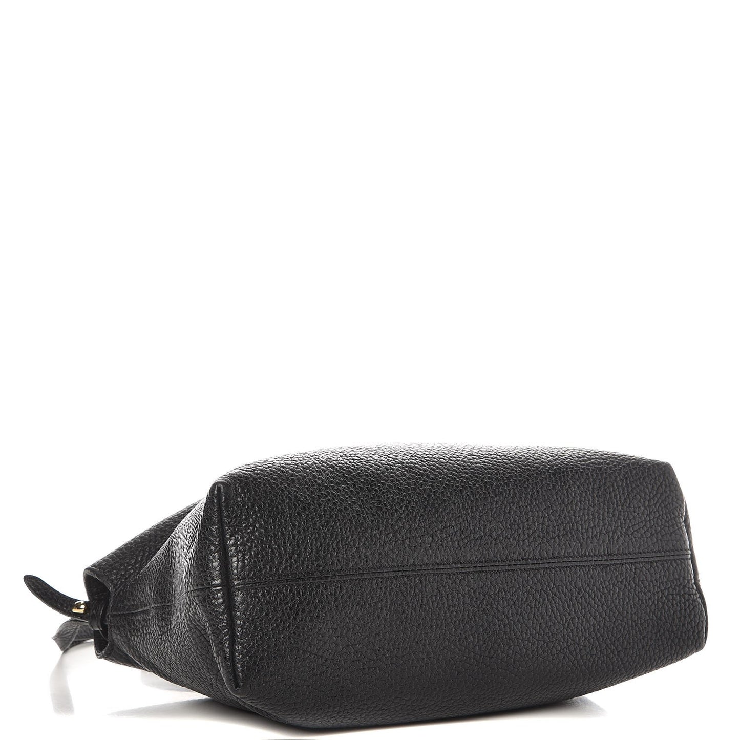 London Grainy Calfskin Small Leah Black