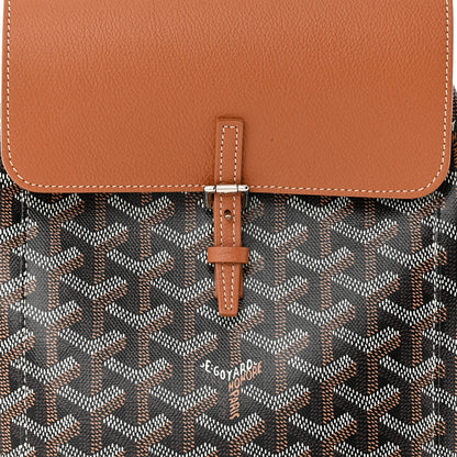 Goyard Goyardine Calfskin Mini Alpin Backpack Black Gold 7 of 10