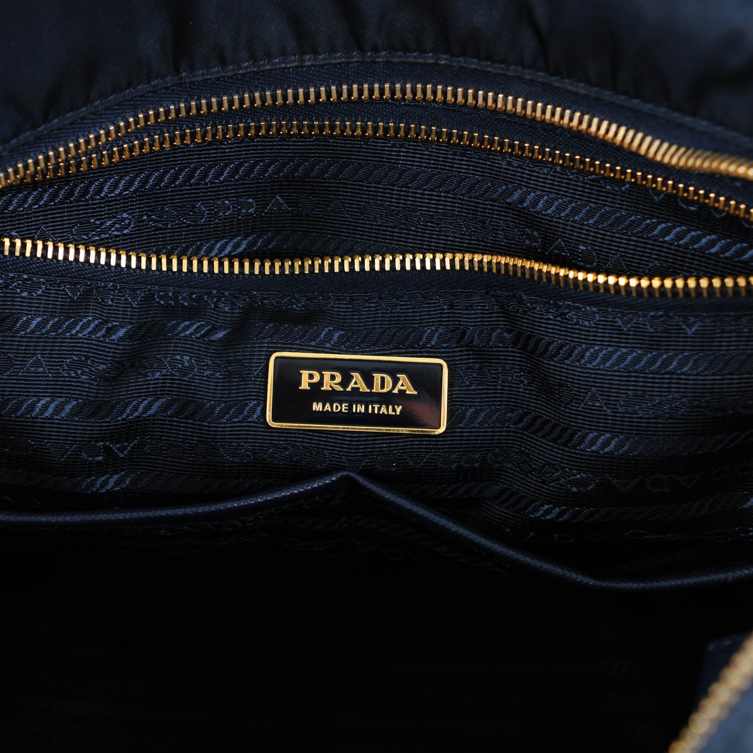 Prada Tessuto Nylon Vela Diaper Bag Blue 7 of 8