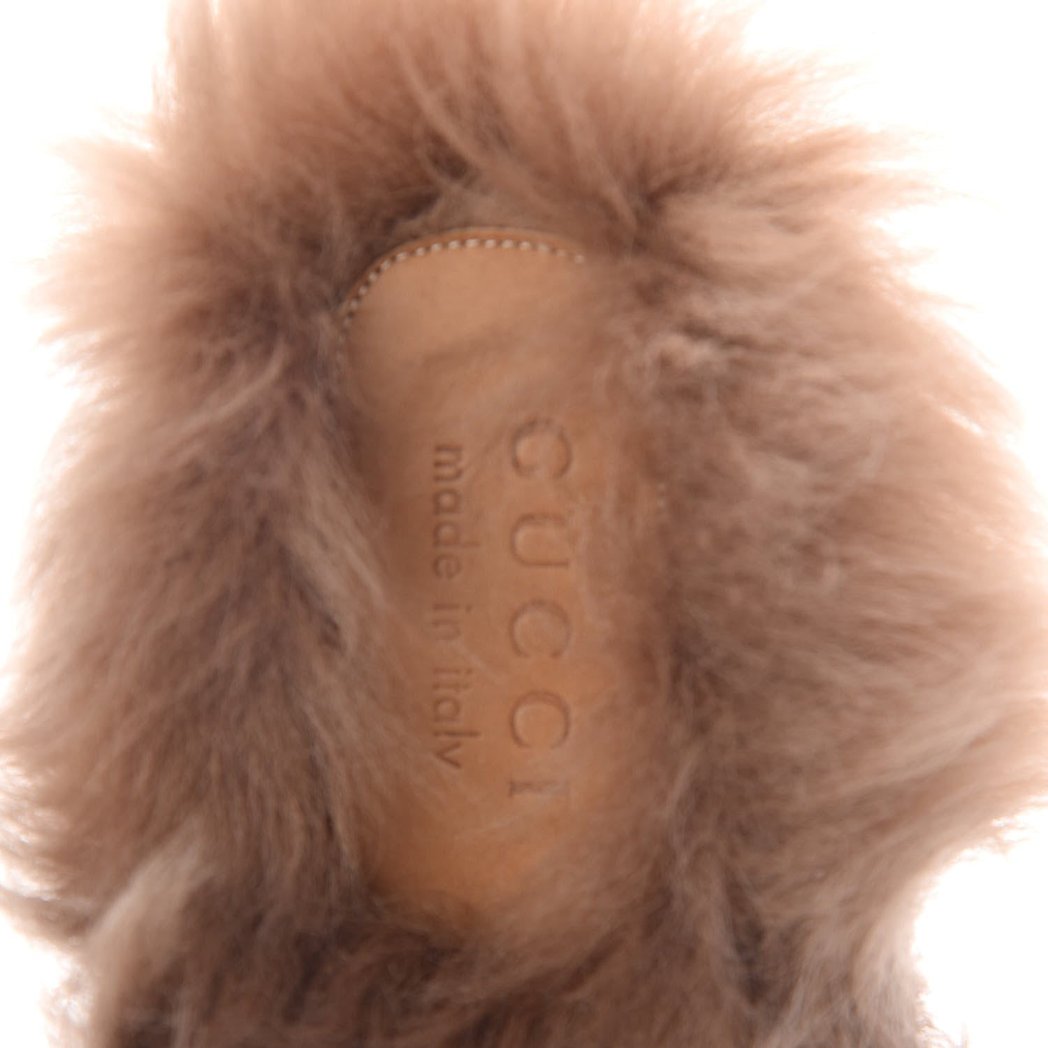 Gucci Canvas GG Monogram Diamond Fur Web GG Mens Princetown Slippers 6 Midnight Blue Hibiscus Red 5 of 8