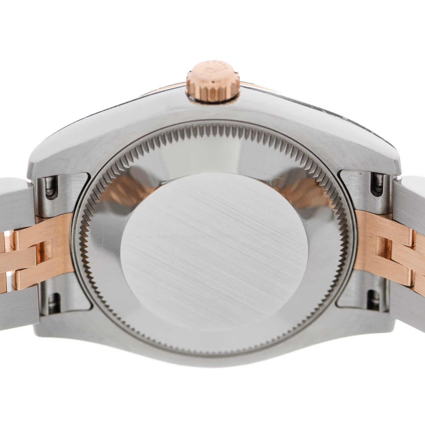 Stainless Steel 18K Everose Gold Diamond Black Mother of Pearl 31mm Oyster Perpetual Datejust Watch 178271