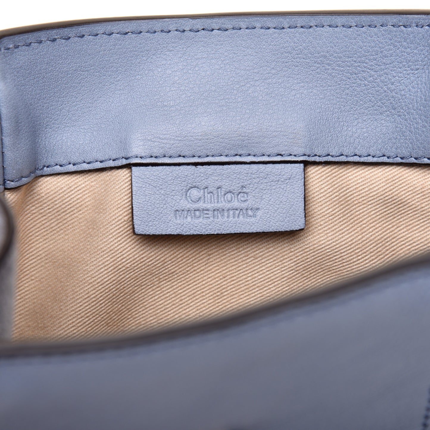 Suede Calfskin Mini Faye Backpack Washed Blue